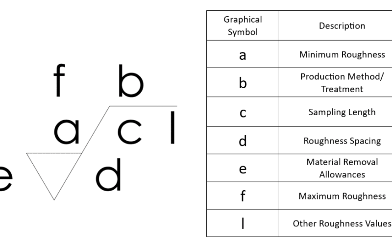 GD&T Symbol for Surface Roughness